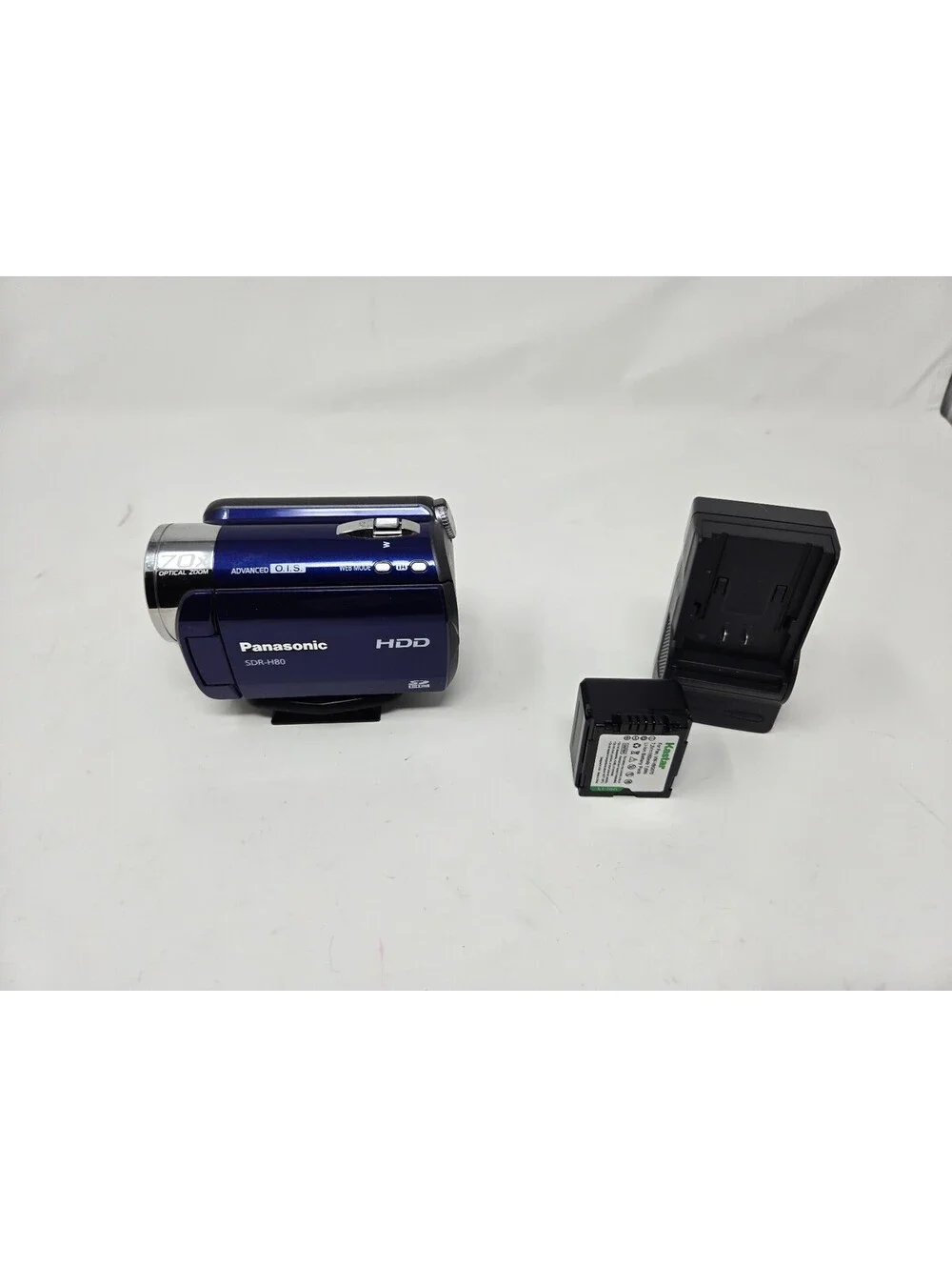 Panasonic SDR-H80 Blue Digital Camcorder | 60GB HDD, 70x Optical Zoom, Tested